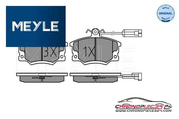 Achat de MEYLE 025 208 3317/W Kit de plaquettes de frein, frein à disque pas chères