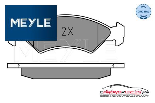 Achat de MEYLE 025 208 5717 Kit de plaquettes de frein, frein à disque pas chères