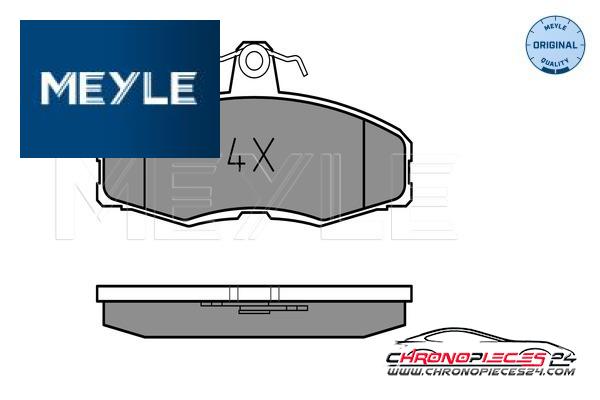 Achat de MEYLE 025 208 6117 Kit de plaquettes de frein, frein à disque pas chères