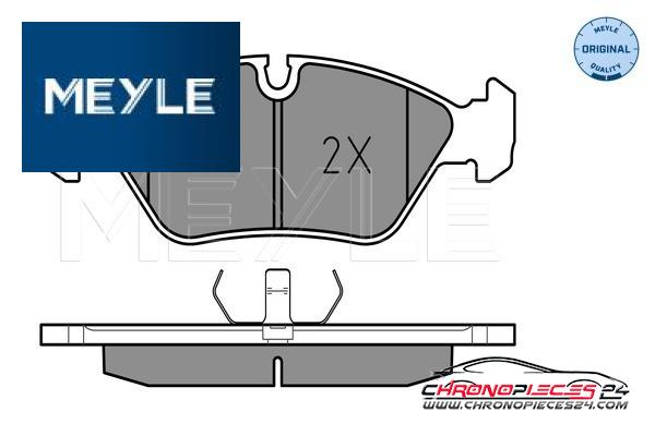 Achat de MEYLE 025 206 2919 Kit de plaquettes de frein, frein à disque pas chères