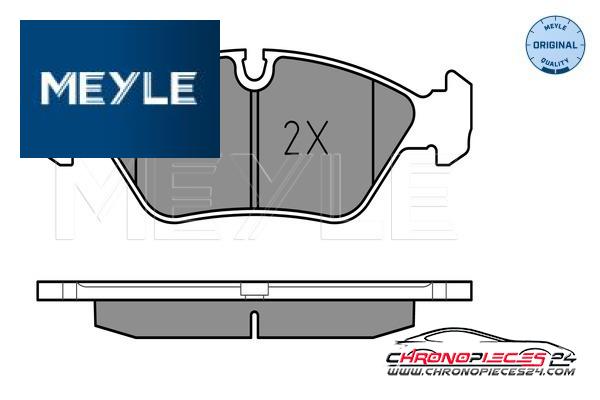 Achat de MEYLE 025 206 2919 Kit de plaquettes de frein, frein à disque pas chères