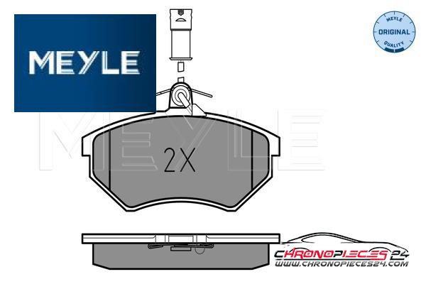 Achat de MEYLE 025 209 0119/W Kit de plaquettes de frein, frein à disque pas chères