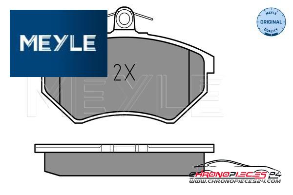 Achat de MEYLE 025 209 0119/W Kit de plaquettes de frein, frein à disque pas chères