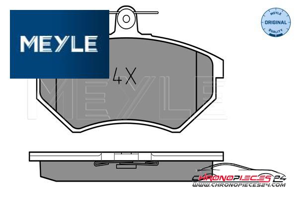 Achat de MEYLE 025 201 6816 Kit de plaquettes de frein, frein à disque pas chères