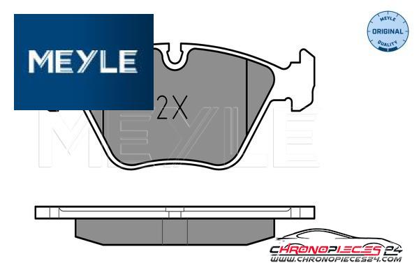 Achat de MEYLE 025 209 6820 Kit de plaquettes de frein, frein à disque pas chères