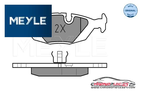 Achat de MEYLE 025 210 8914 Kit de plaquettes de frein, frein à disque pas chères