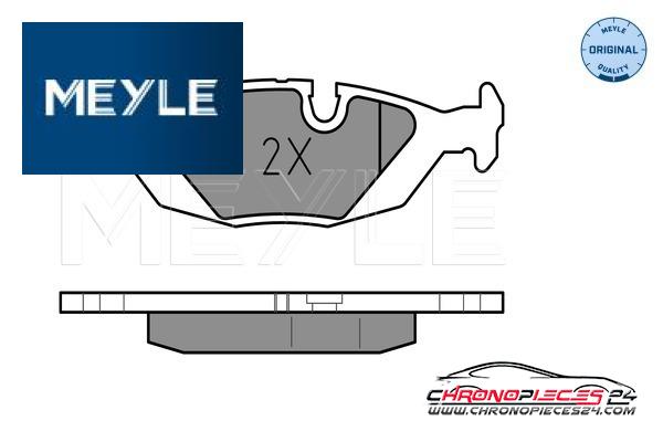 Achat de MEYLE 025 210 8914 Kit de plaquettes de frein, frein à disque pas chères