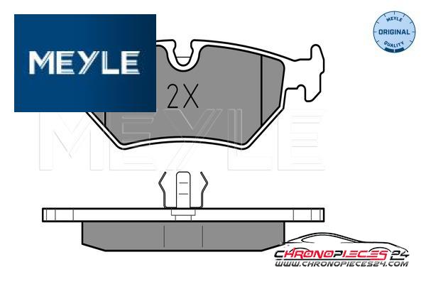 Achat de MEYLE 025 212 7517 Kit de plaquettes de frein, frein à disque pas chères