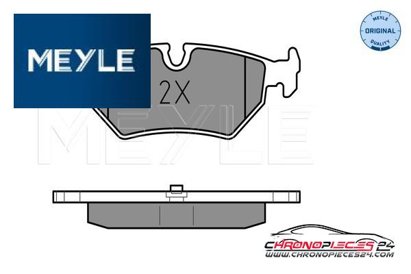 Achat de MEYLE 025 212 7517 Kit de plaquettes de frein, frein à disque pas chères