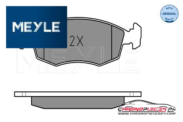 Achat de MEYLE 025 209 0818 Kit de plaquettes de frein, frein à disque pas chères