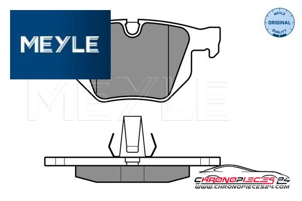 Achat de MEYLE 025 212 8217 Kit de plaquettes de frein, frein à disque pas chères