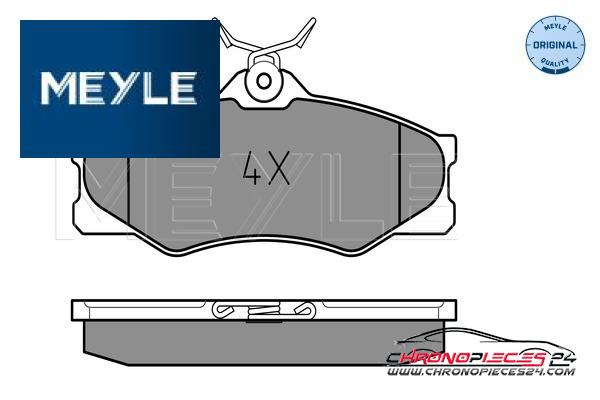 Achat de MEYLE 025 209 7919 Kit de plaquettes de frein, frein à disque pas chères