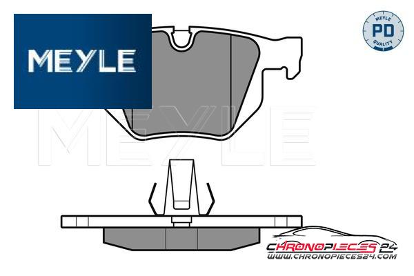 Achat de MEYLE 025 212 8217/PD Kit de plaquettes de frein, frein à disque pas chères