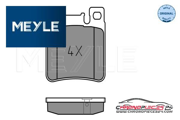 Achat de MEYLE 025 213 0515 Kit de plaquettes de frein, frein à disque pas chères