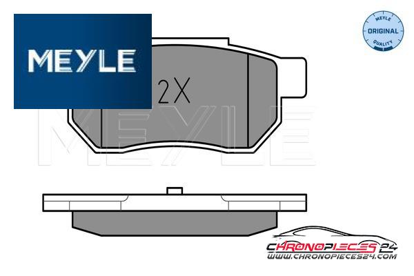 Achat de MEYLE 025 213 1313/W Kit de plaquettes de frein, frein à disque pas chères