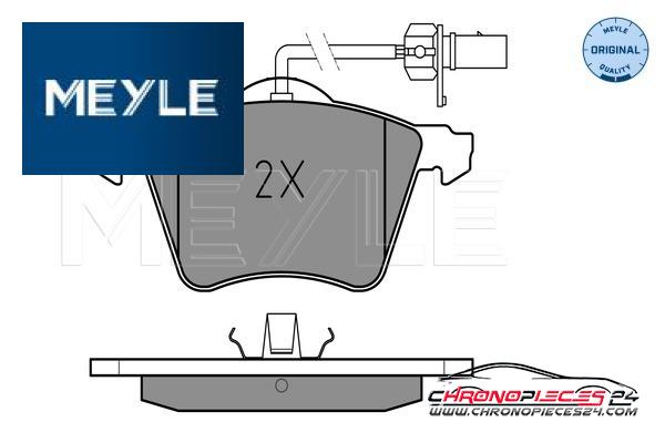 Achat de MEYLE 025 210 3419/W Kit de plaquettes de frein, frein à disque pas chères