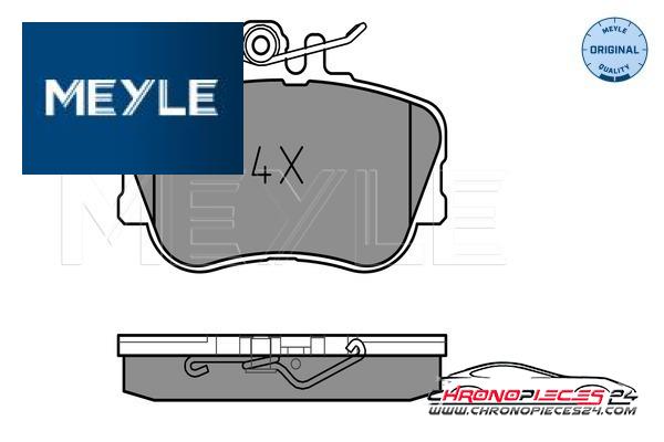 Achat de MEYLE 025 214 3920 Kit de plaquettes de frein, frein à disque pas chères