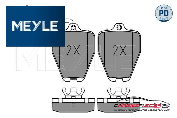 Achat de MEYLE 025 214 5218/PD Kit de plaquettes de frein, frein à disque pas chères