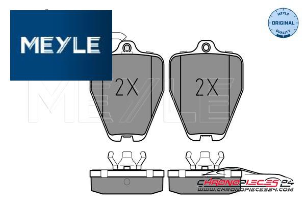 Achat de MEYLE 025 214 5218/W Kit de plaquettes de frein, frein à disque pas chères