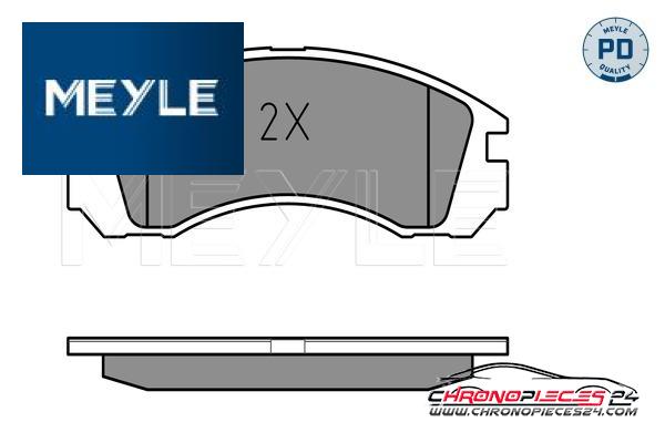 Achat de MEYLE 025 213 6315/PD Kit de plaquettes de frein, frein à disque pas chères