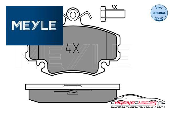 Achat de MEYLE 025 214 6318/W Kit de plaquettes de frein, frein à disque pas chères