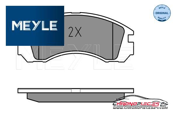 Achat de MEYLE 025 213 6315/W Kit de plaquettes de frein, frein à disque pas chères