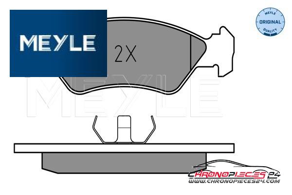 Achat de MEYLE 025 212 0217 Kit de plaquettes de frein, frein à disque pas chères