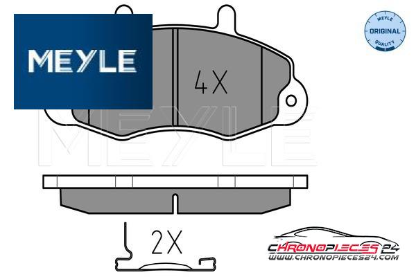 Achat de MEYLE 025 214 7018 Kit de plaquettes de frein, frein à disque pas chères