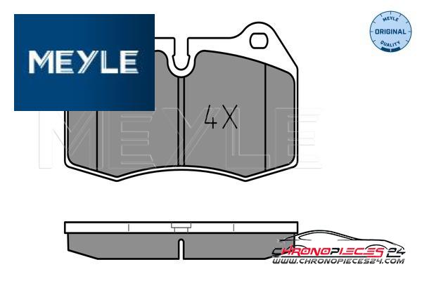 Achat de MEYLE 025 214 7118 Kit de plaquettes de frein, frein à disque pas chères