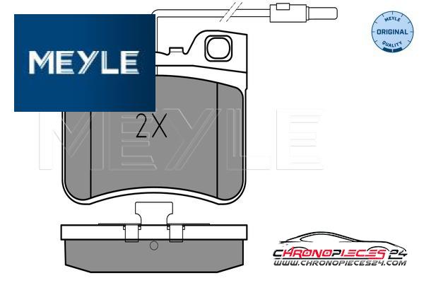 Achat de MEYLE 025 212 6717/W Kit de plaquettes de frein, frein à disque pas chères