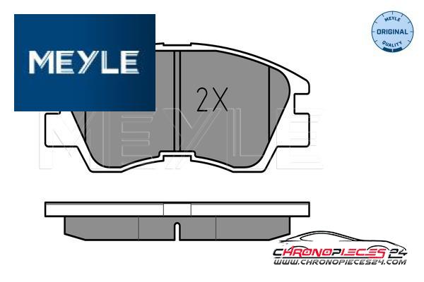 Achat de MEYLE 025 213 7316/W Kit de plaquettes de frein, frein à disque pas chères