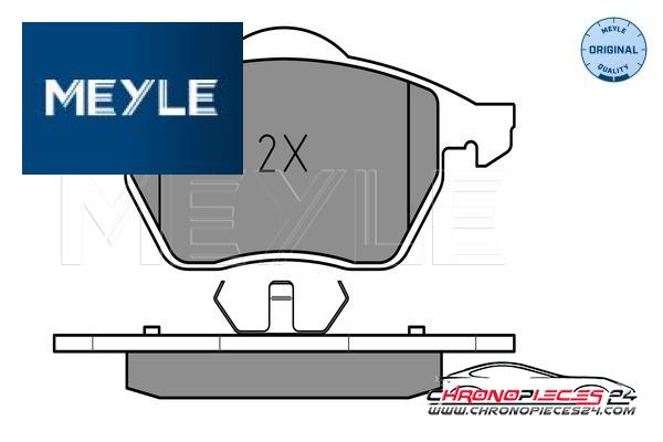 Achat de MEYLE 025 216 2419 Kit de plaquettes de frein, frein à disque pas chères