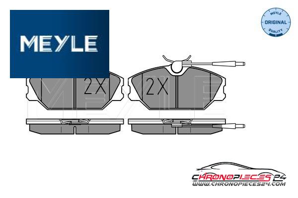 Achat de MEYLE 025 213 8818/W Kit de plaquettes de frein, frein à disque pas chères