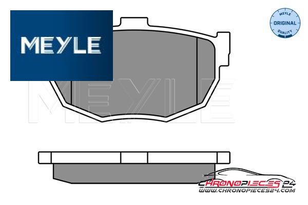 Achat de MEYLE 025 215 5314/W Kit de plaquettes de frein, frein à disque pas chères