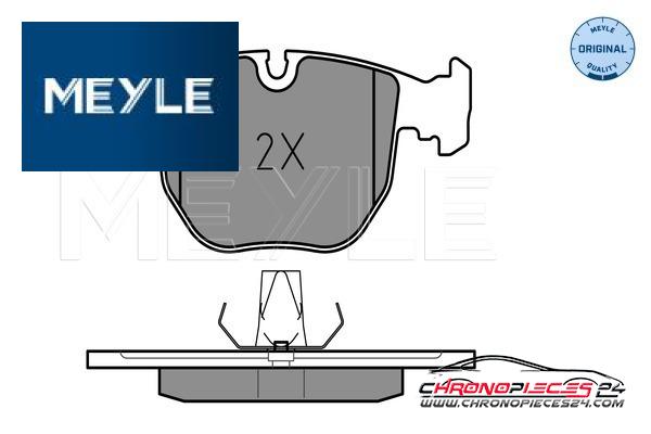 Achat de MEYLE 025 214 8619 Kit de plaquettes de frein, frein à disque pas chères