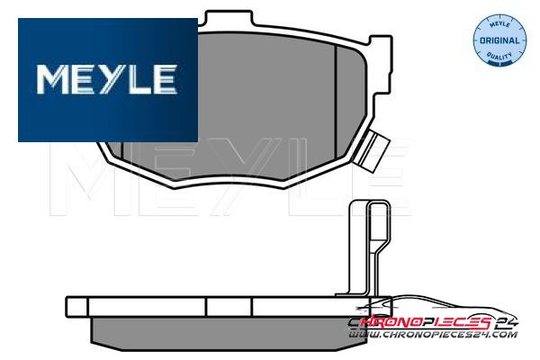 Achat de MEYLE 025 215 5314/W Kit de plaquettes de frein, frein à disque pas chères