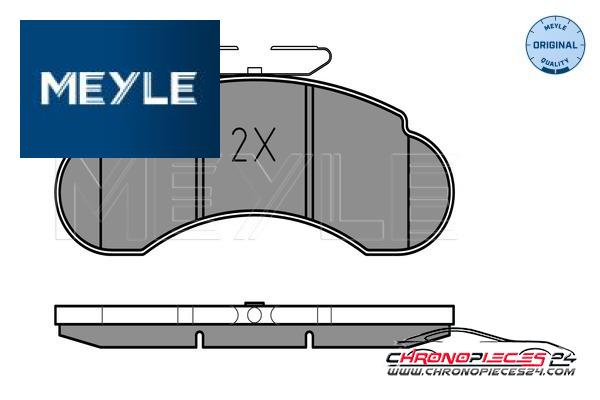 Achat de MEYLE 025 215 7314 Kit de plaquettes de frein, frein à disque pas chères