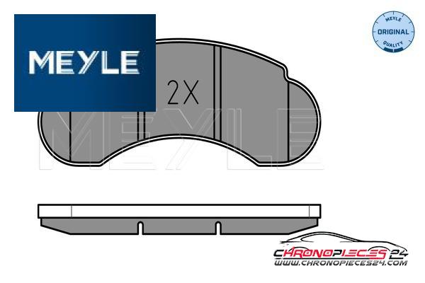 Achat de MEYLE 025 215 7314 Kit de plaquettes de frein, frein à disque pas chères