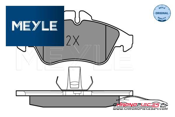 Achat de MEYLE 025 215 7620 Kit de plaquettes de frein, frein à disque pas chères