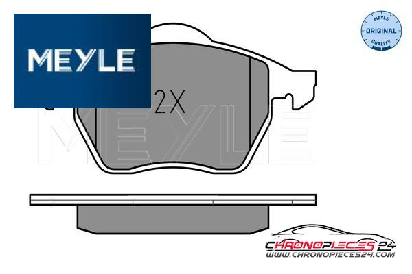 Achat de MEYLE 025 216 2419 Kit de plaquettes de frein, frein à disque pas chères