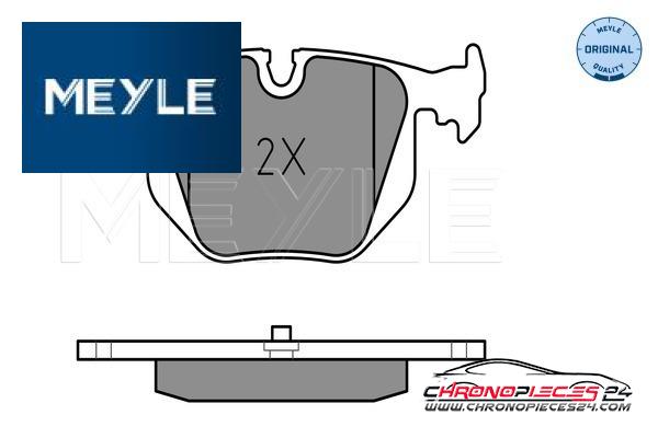 Achat de MEYLE 025 214 8717 Kit de plaquettes de frein, frein à disque pas chères