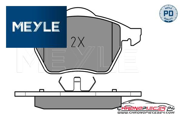 Achat de MEYLE 025 216 2419/PD Kit de plaquettes de frein, frein à disque pas chères