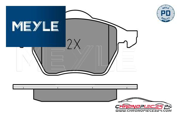 Achat de MEYLE 025 216 2419/PD Kit de plaquettes de frein, frein à disque pas chères