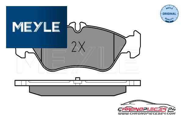 Achat de MEYLE 025 215 9218 Kit de plaquettes de frein, frein à disque pas chères