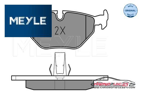 Achat de MEYLE 025 216 9117 Kit de plaquettes de frein, frein à disque pas chères