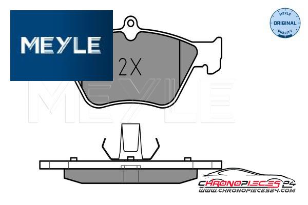 Achat de MEYLE 025 214 1117 Kit de plaquettes de frein, frein à disque pas chères