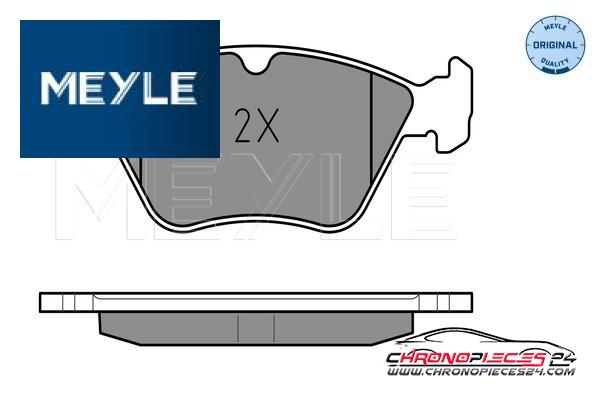 Achat de MEYLE 025 214 1117 Kit de plaquettes de frein, frein à disque pas chères