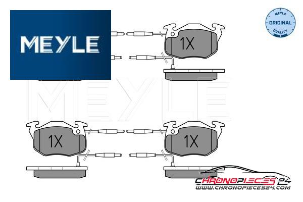 Achat de MEYLE 025 214 1418/W Kit de plaquettes de frein, frein à disque pas chères