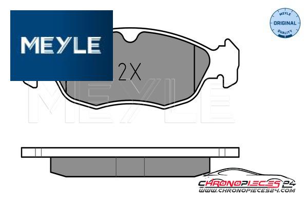 Achat de MEYLE 025 214 3017/W Kit de plaquettes de frein, frein à disque pas chères