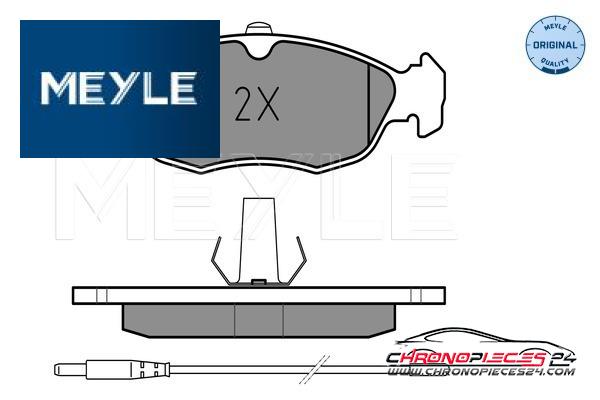 Achat de MEYLE 025 214 3017/W Kit de plaquettes de frein, frein à disque pas chères